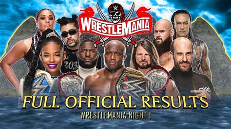 wrestlemania 37 results